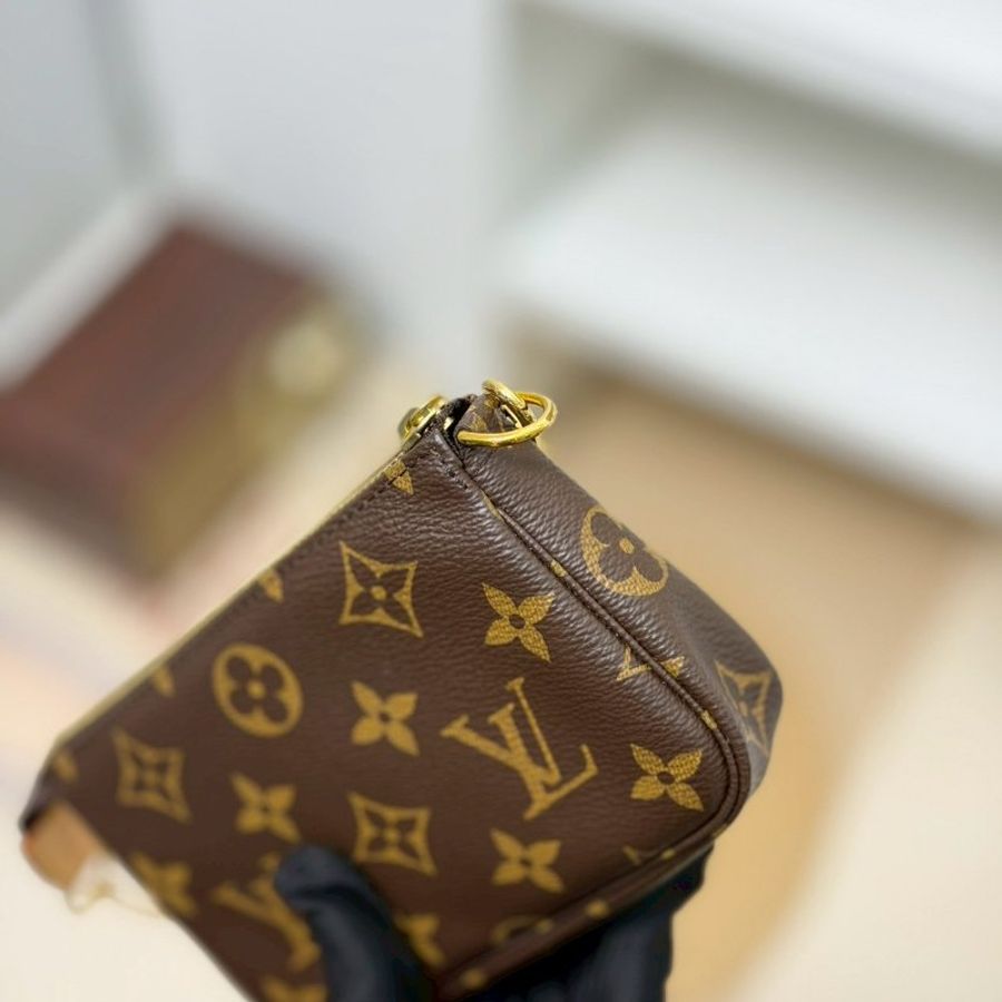 🏷LV 路易威登.Mini 老花小麻將 M58009/客人寄賣-11