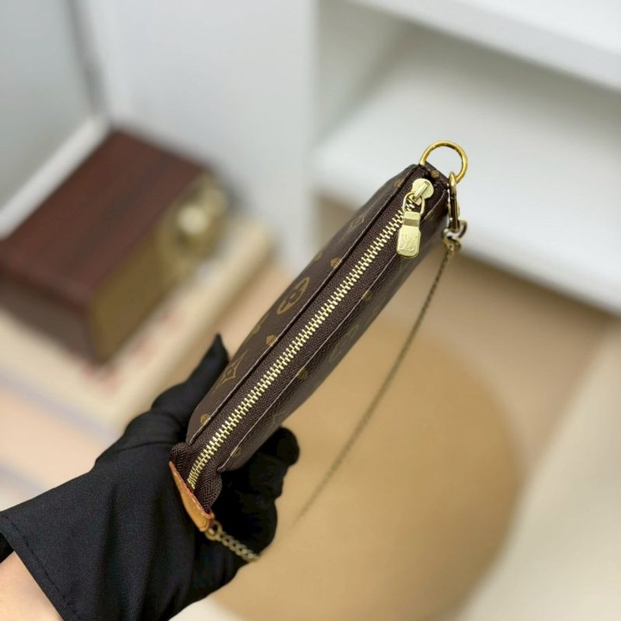 🏷LV 路易威登.Mini 老花小麻將 M58009/客人寄賣-13