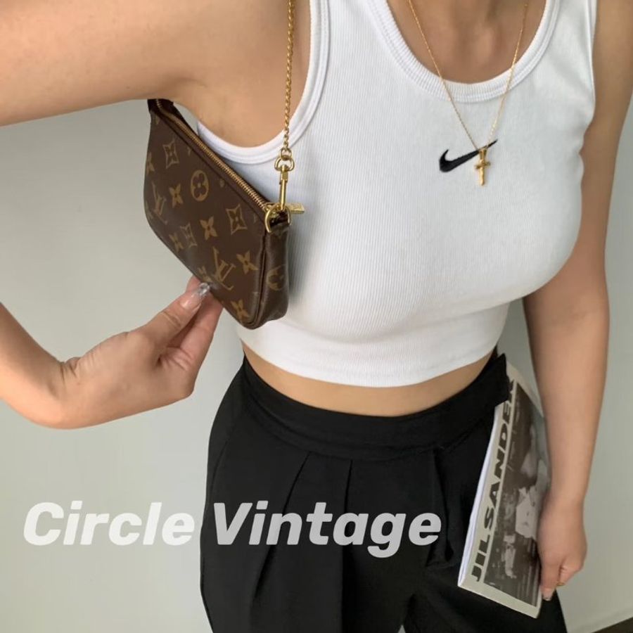 🏷LV 路易威登.Mini 老花小麻將 M58009/客人寄賣-20
