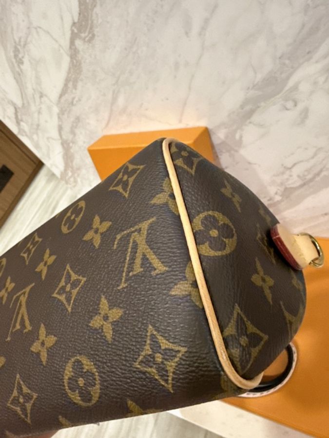 💗Lv 經典老花 Speedy 20 M46222 💗 有兩條背帶💗芯片款-7