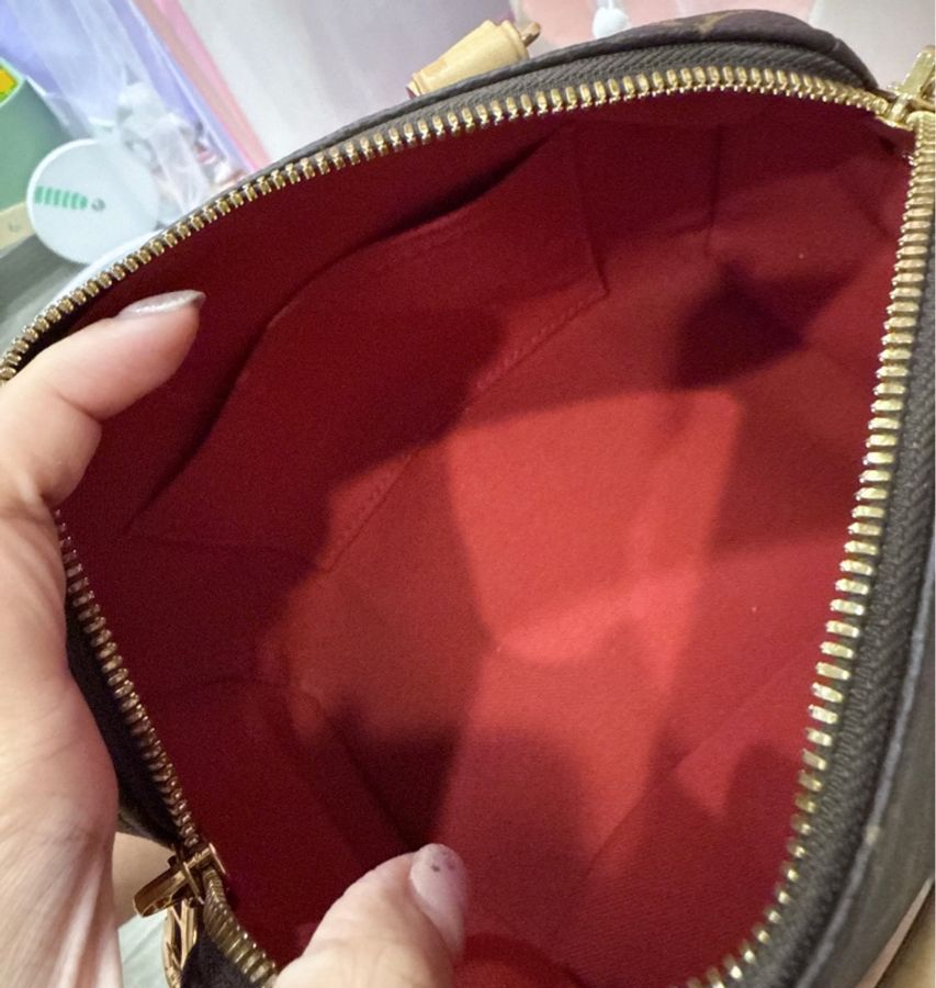 💗Lv 經典老花 Speedy 20 M46222 💗 有兩條背帶💗芯片款-11