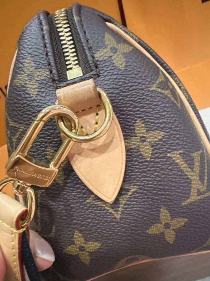 💗Lv 經典老花 Speedy 20 M46222 💗 有兩條背帶💗芯片款-15