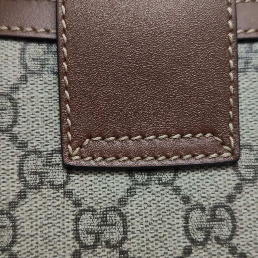 Gucci Padlock中型牛皮GG老花鎖扣單肩包-18
