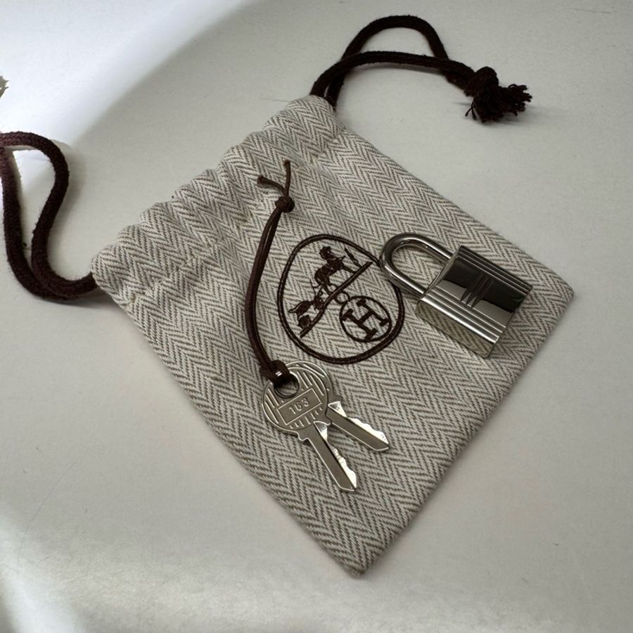 愛馬仕HERMES picotin菜籃子22金棕銀扣TC皮U刻-8