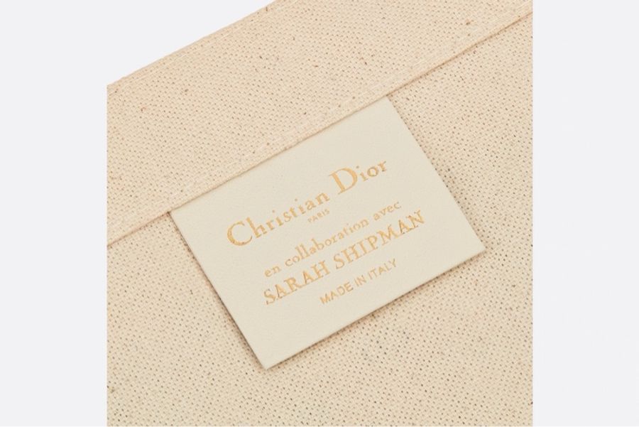 Dior 女士 DIOR X SARAH SHIPMAN藝術印花T恤XS S碼-4