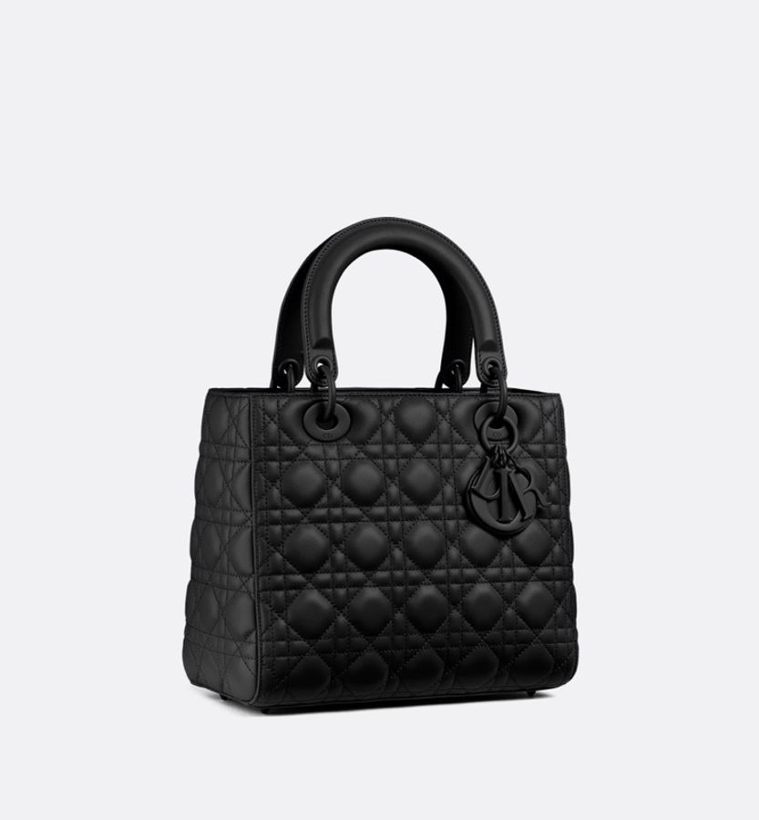 Dior 女士 中號 Lady Dior 單肩包均碼碼中號、24cm*12cm*21cm-3