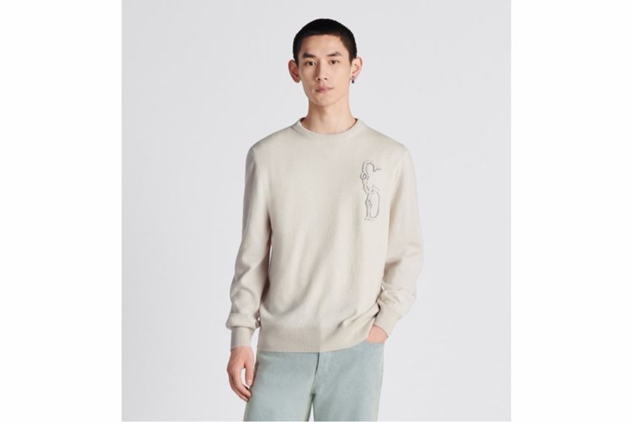 Dior 男士 圓領羊絨毛衣XS S M XXL碼-4