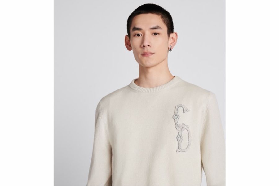 Dior 男士 圓領羊絨毛衣XS S M XXL碼-5