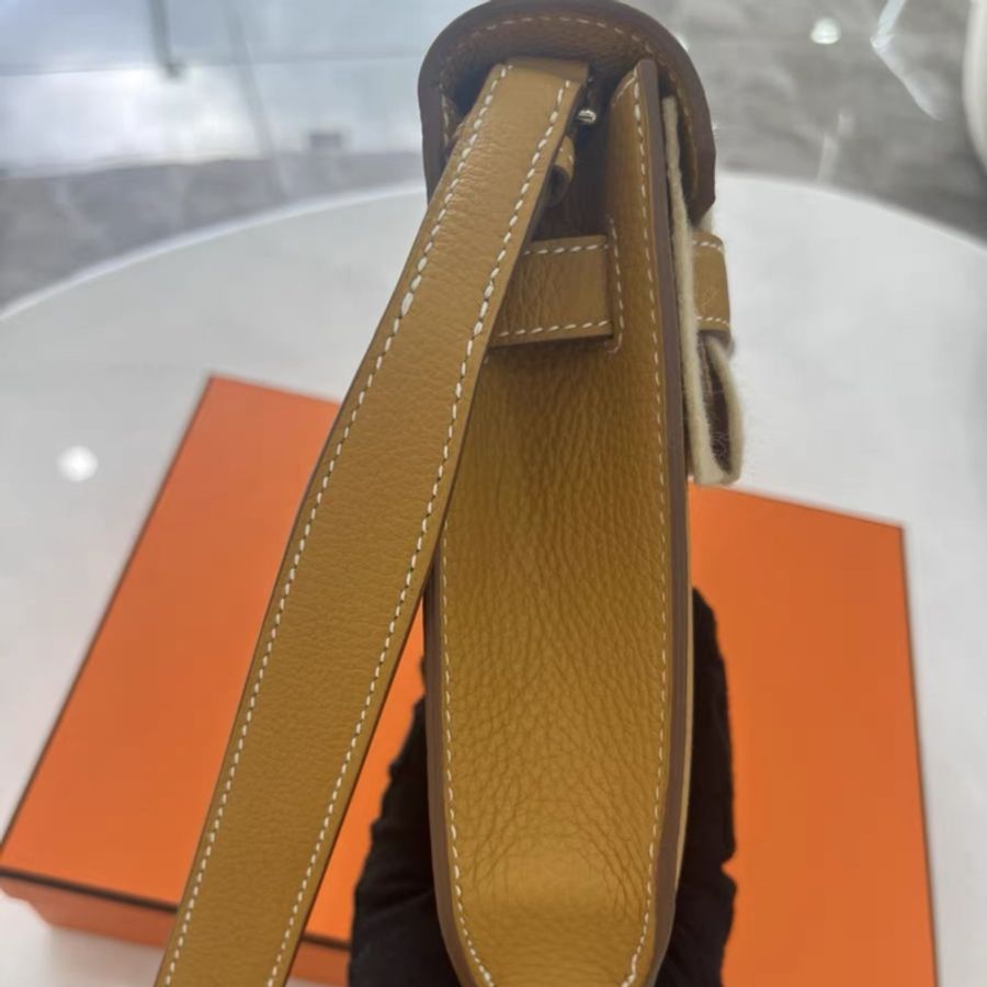 有票 🩷 Hermes depeches 25,沙灘金銀扣,B刻,togo皮-1
