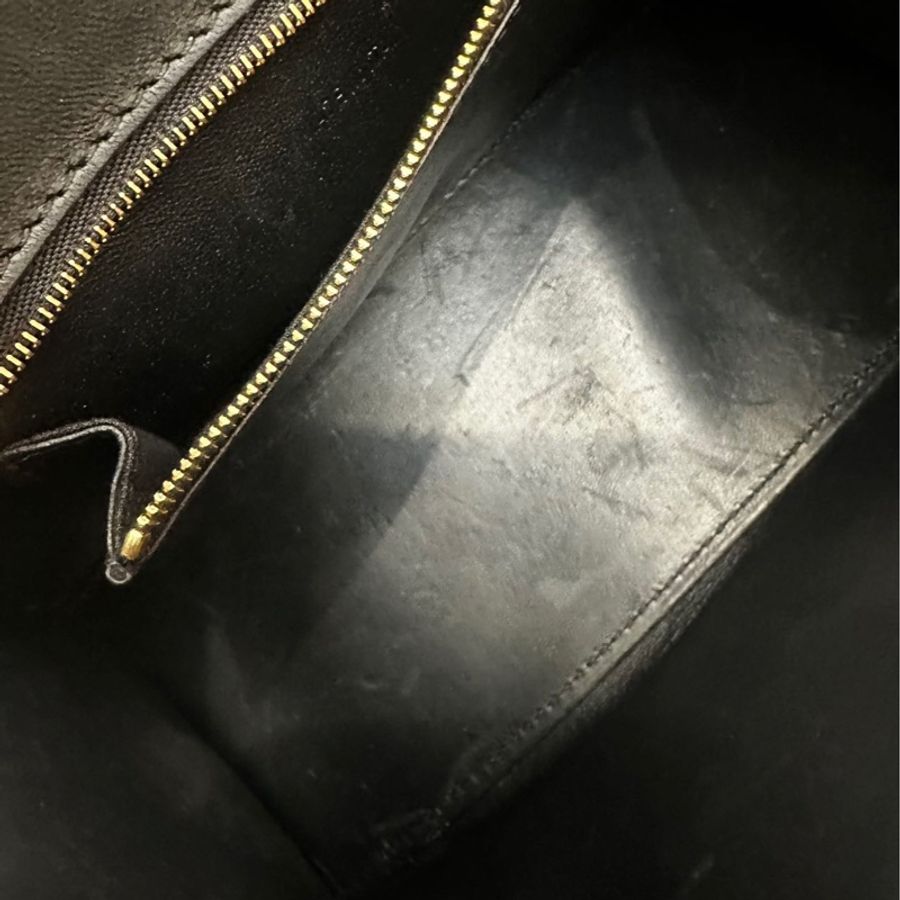 巴黎世家balenciaga鰐魚紋s沙漏包黑色金扣-5