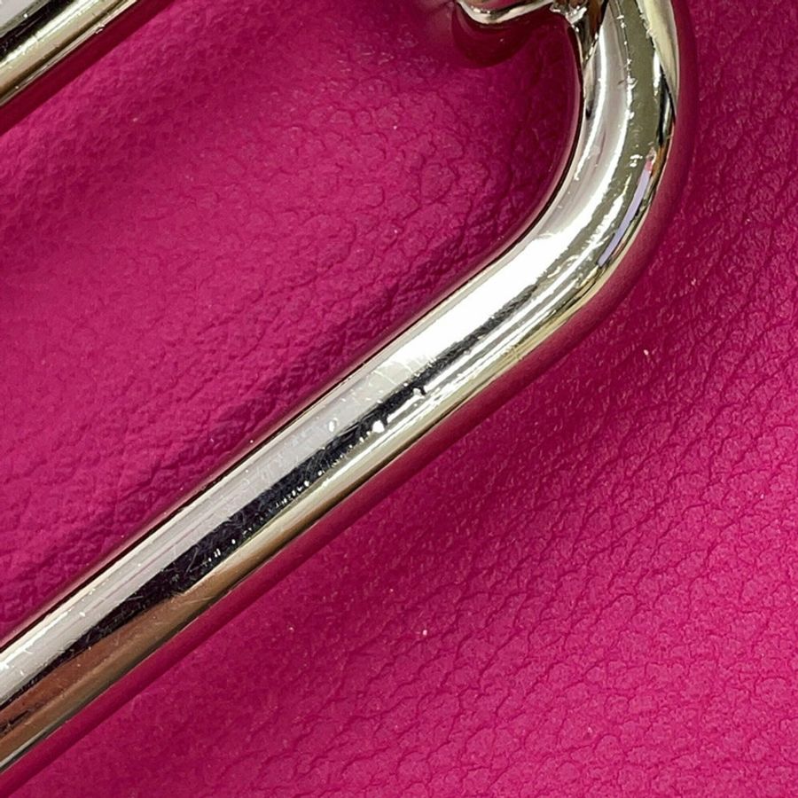 Hermes Sac Lauris 23 玫瑰紫 Evercolor A 印章 HERMES 手提包-6