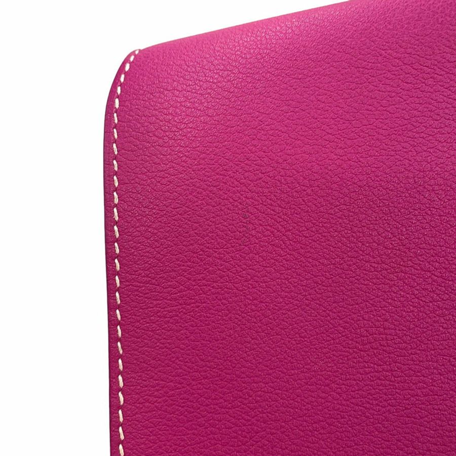 Hermes Sac Lauris 23 玫瑰紫 Evercolor A 印章 HERMES 手提包-7