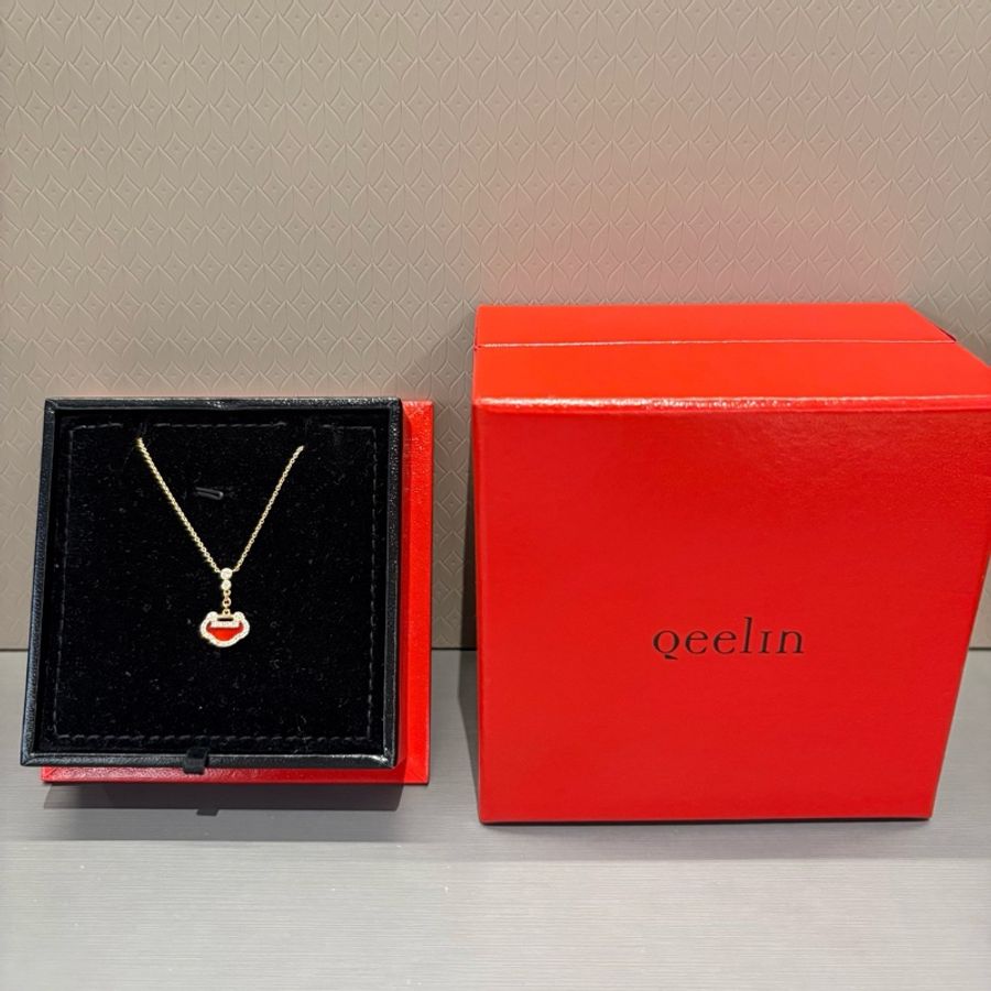 麒麟/QeeLin Yu Yi系列 平安鎖 如意鎖 長命鎖 項鍊 附件 盒-3