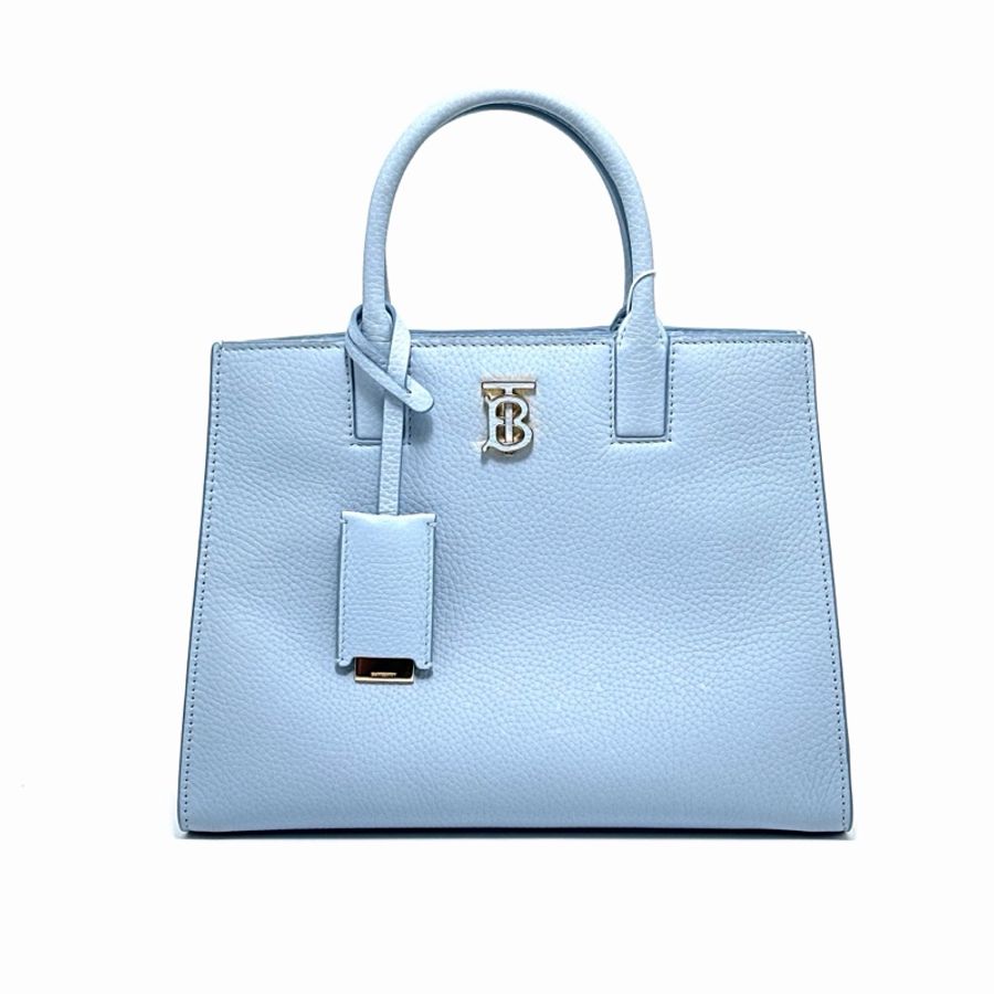 【威選精品】👜 BURBERRY Frances 藍色金扣 手提/肩背/斜背包-1