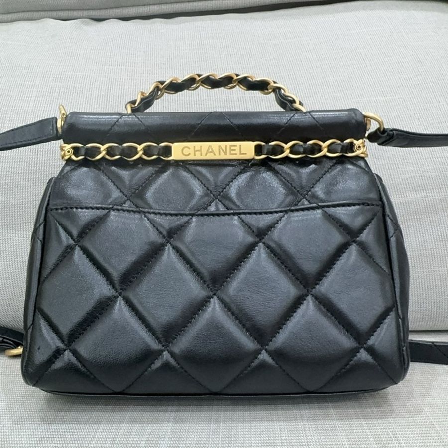 JK國際二手精品✨ Chanel手柄斜背包 芯片款 專櫃快20萬-3
