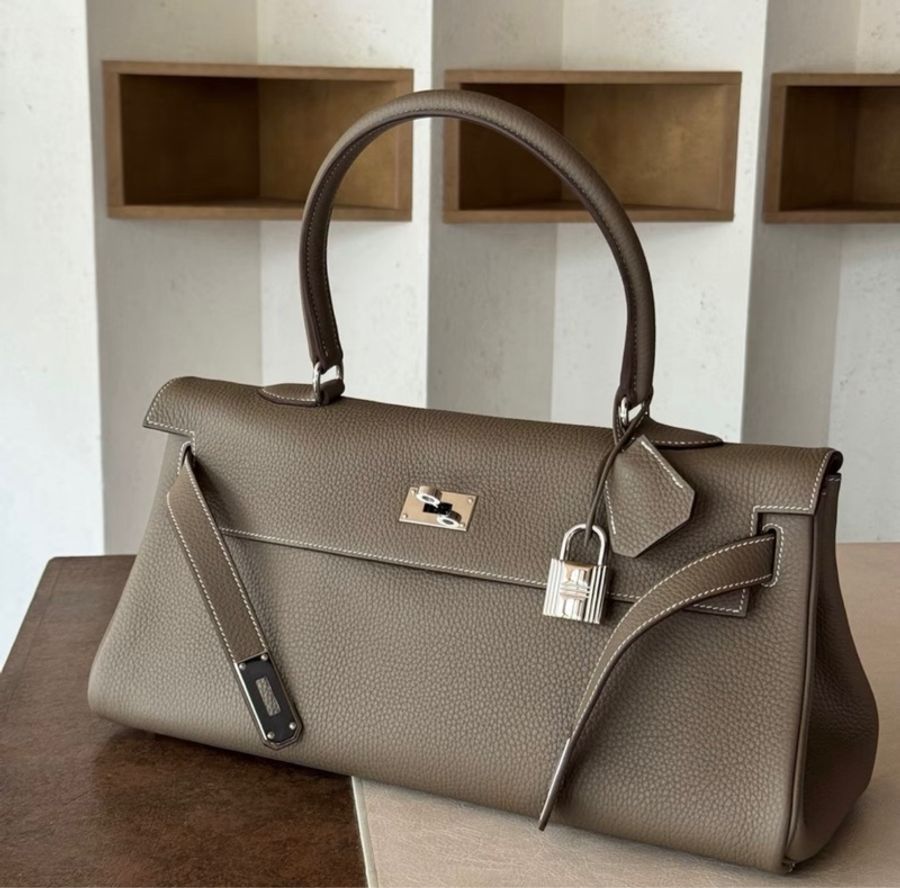 Hermes Constance康康 elan 氣泡綠 銀扣K刻-9