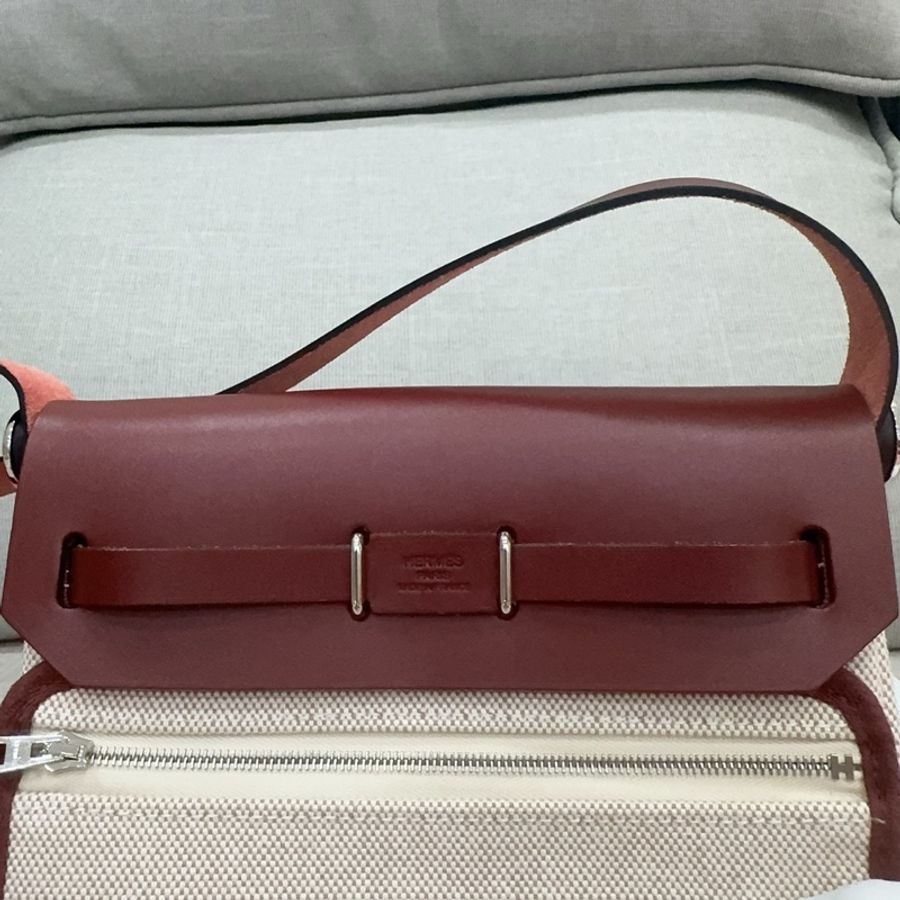 JK國際二手精品✨ 98新 Hermes mini herbag 最新G刻-9