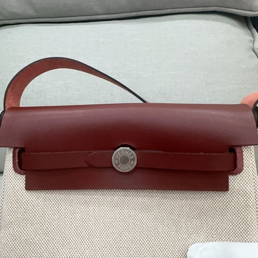 JK國際二手精品✨ 98新 Hermes mini herbag 最新G刻-10