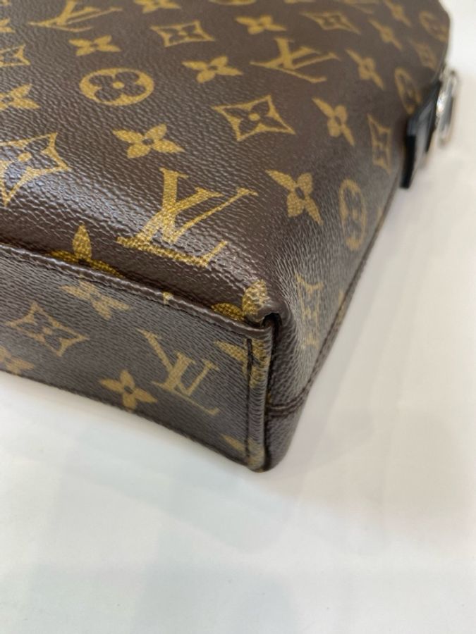 97新 LV Macasa Porte Documan Jules經典老花男士公文包-5