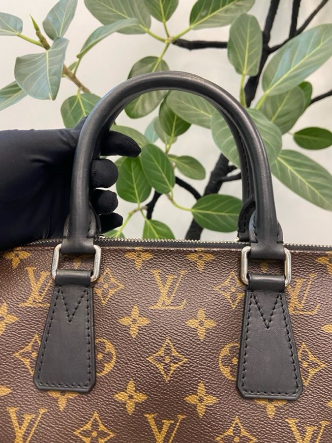 97新 LV Macasa Porte Documan Jules經典老花男士公文包-7