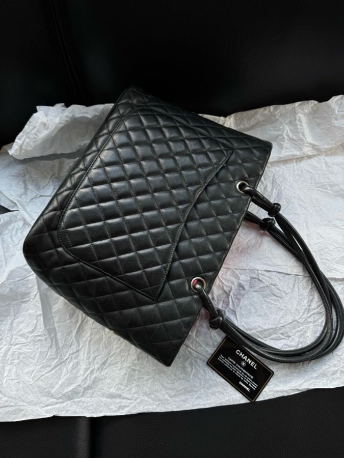 Chanel 香奈兒康鵬黑白托特包 購物包-2