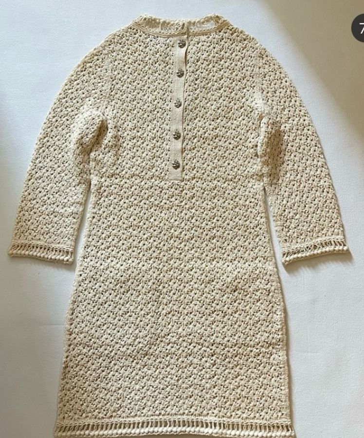 CHANEL 香奈兒米色連身裙👗34碼(已通過✅鑒定)-1