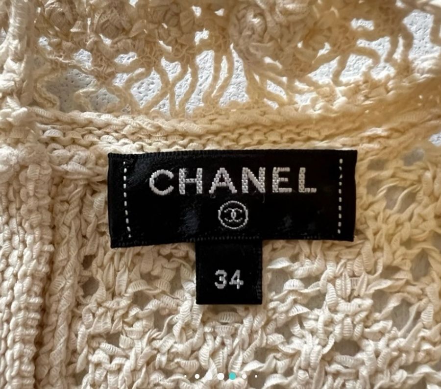 CHANEL 香奈兒米色連身裙👗34碼(已通過✅鑒定)-4