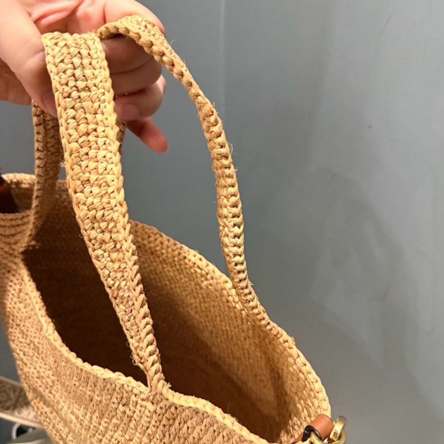 Loewe Slit mini 草編包 托特包 斜背包-21