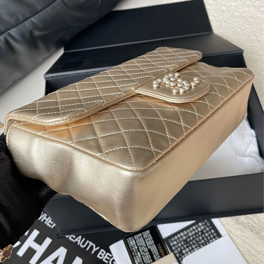 Chanel • 威斯敏斯特系列香檳金珍珠鏈條Cf 🈶保卡-2