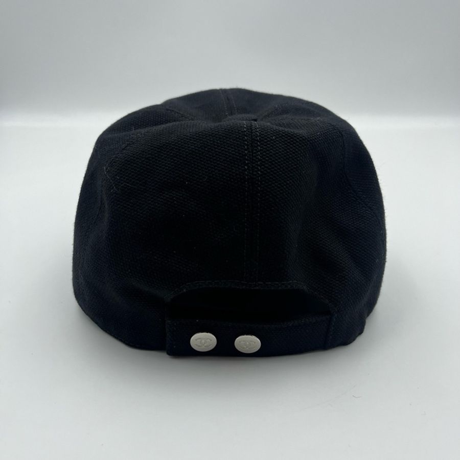 Chanel • 經典24c彩虹大Logo黑色棒球帽-5