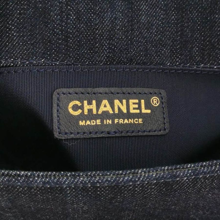 Chanel Leboy 季節限定款小號帆布拼色方形雙C鎖扣單肩包斜挎包-7