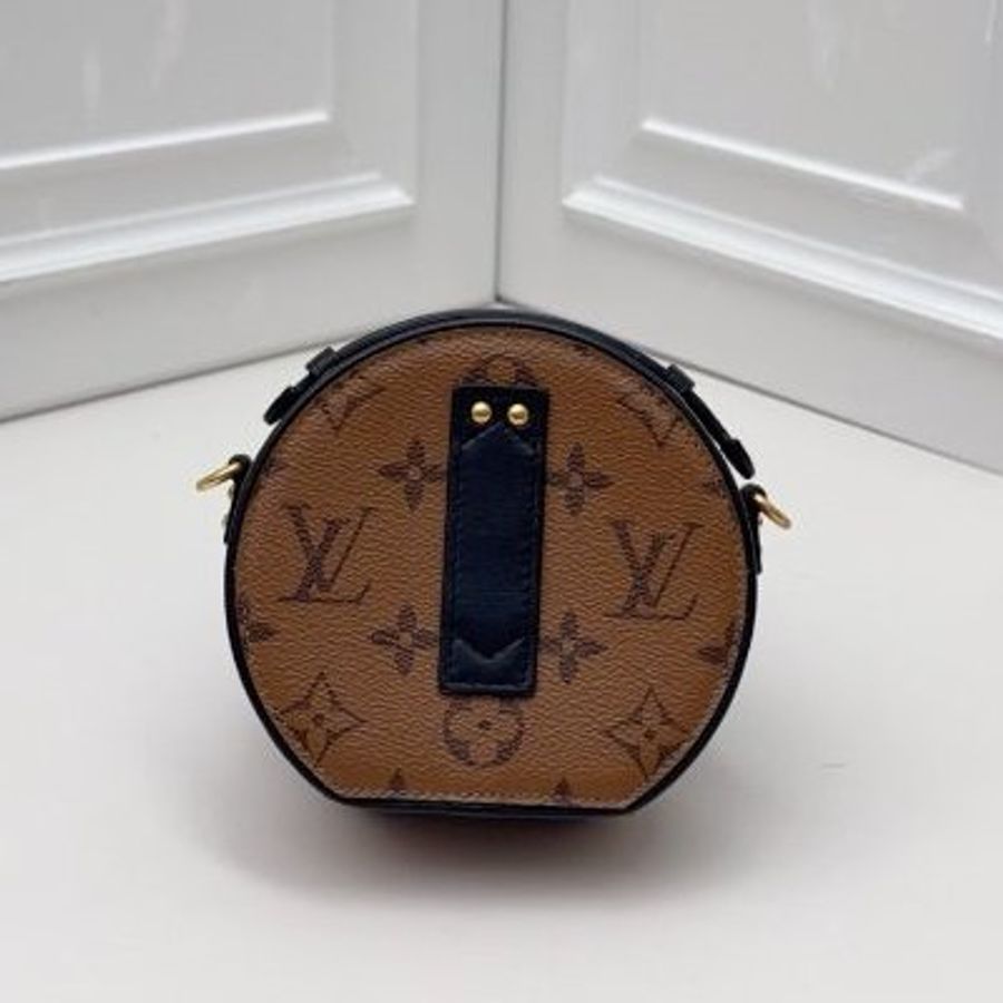 芯片款 路易威登/Louis Vuitton 老花mini硬圓餅斜背包-7
