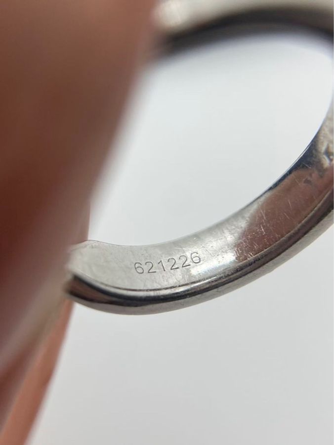 Harry Winston海瑞溫斯頓HW 白金鑽石戒指,pt950材質,45碼-8