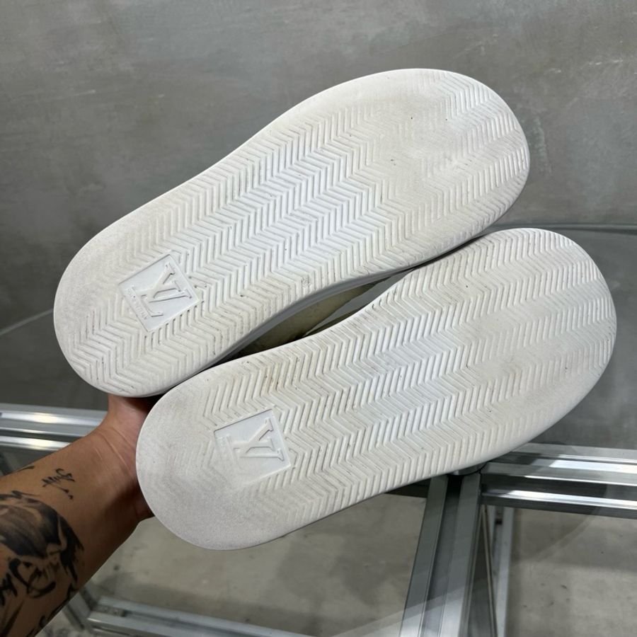路易威登/Louis Vuitton LV Beverly Hills 白色浮雕板鞋 尺碼/UK5.5 39.5碼-6