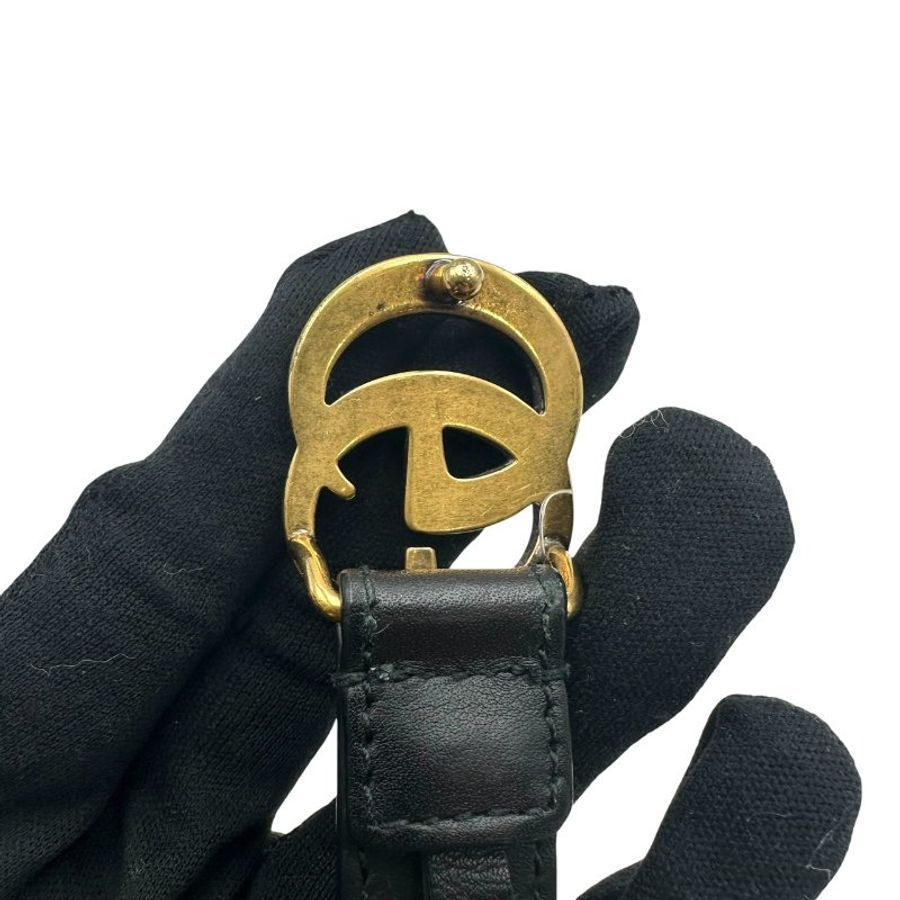 【美收精品】Gucci 黑色皮帶 C-715【隔月月中將轉賣至日本 上架期限30天】-13