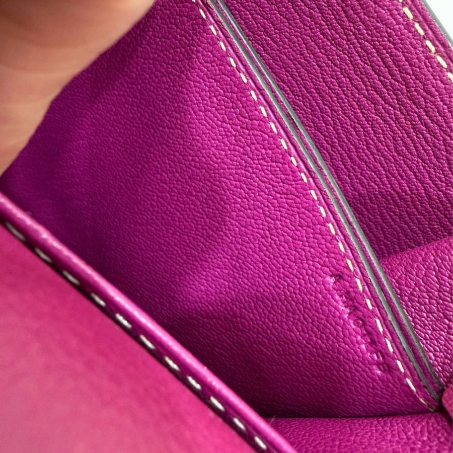 hermes 愛馬仕 roulis mini 海葵紫 豬鼻子 斜背包 肩背包 側背包-25