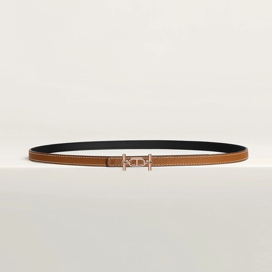 全新Hermès Ancre皮帶釦 雙面皮腰帶 13 mm-1