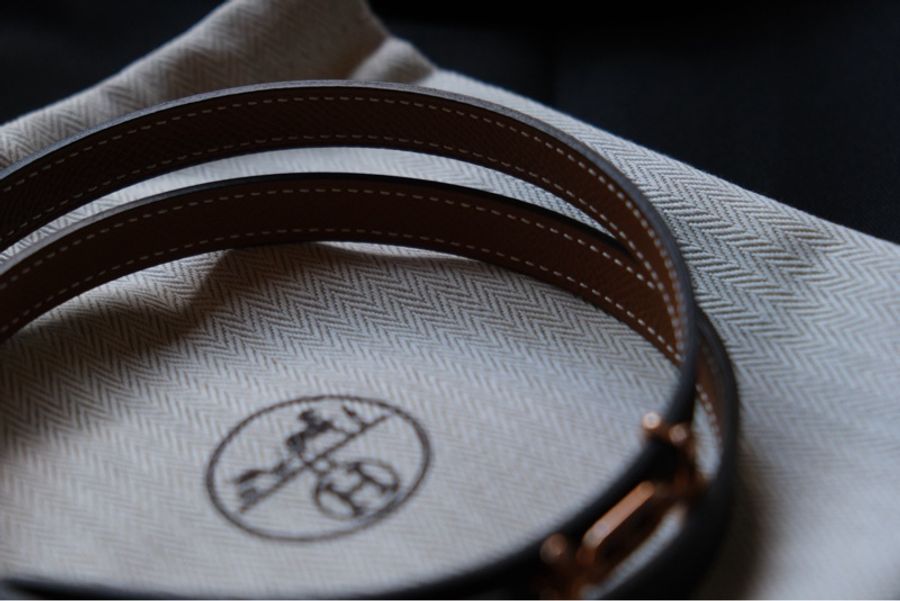 全新Hermès Ancre皮帶釦 雙面皮腰帶 13 mm-4