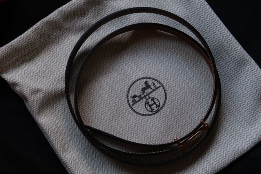 全新Hermès Ancre皮帶釦 雙面皮腰帶 13 mm-6