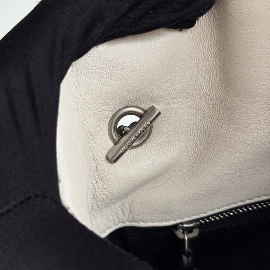 99新🆕 Saint Laurent YSL 聖羅蘭 Puffer Toy 白色銀釦-16
