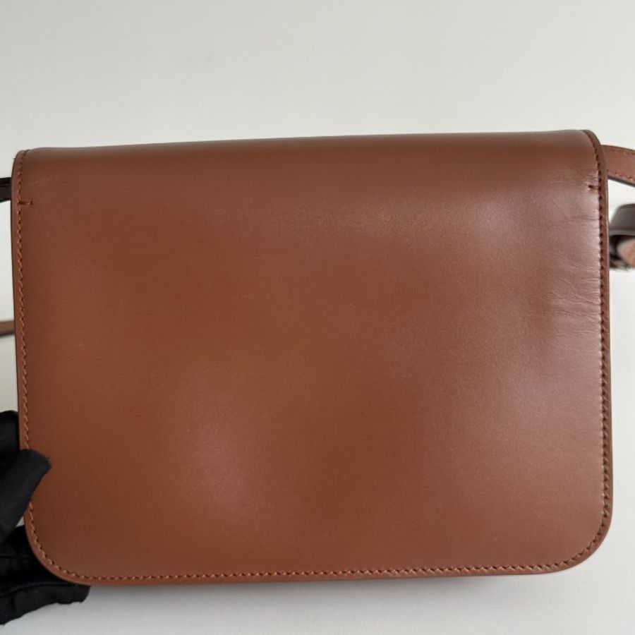 99新🆕 Burberry 博柏利 TB Bag 棕色銀釦-8