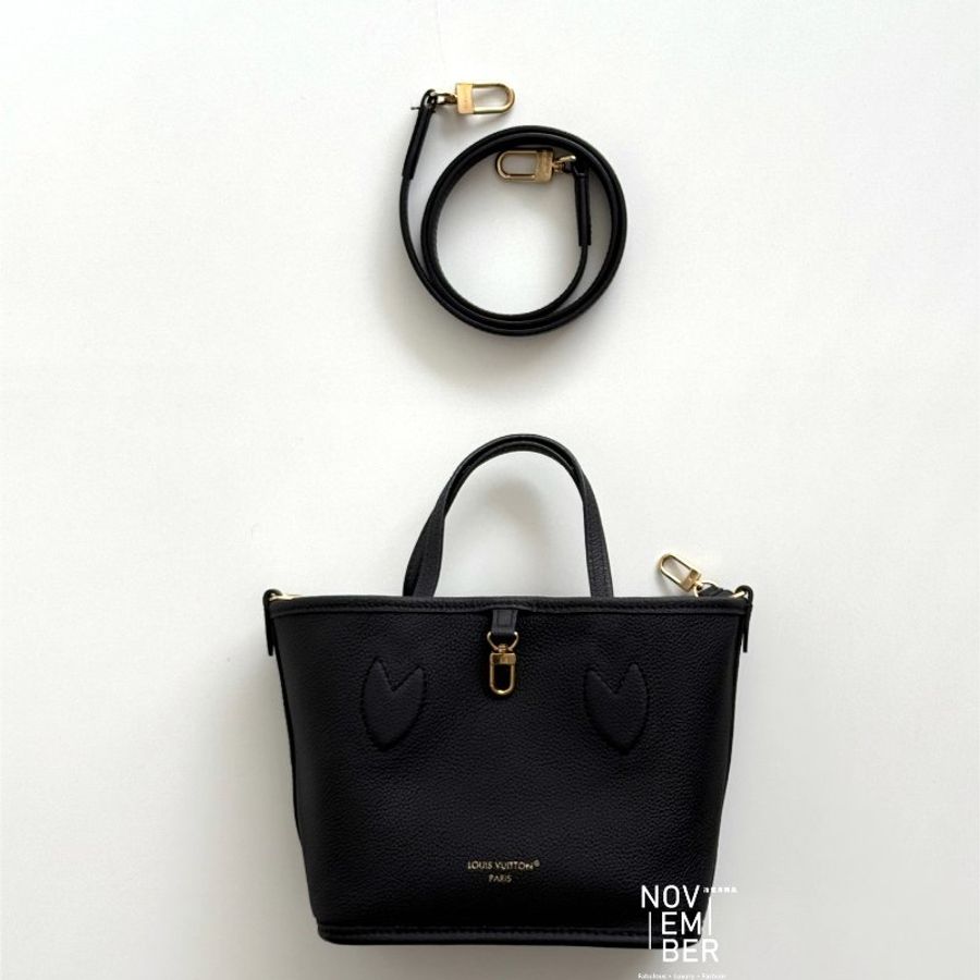 98新🖤 全配有購證🙌🏻 Louis Vuitton LV 路易威登 Neverfull Inside Out BB 黑老花-5