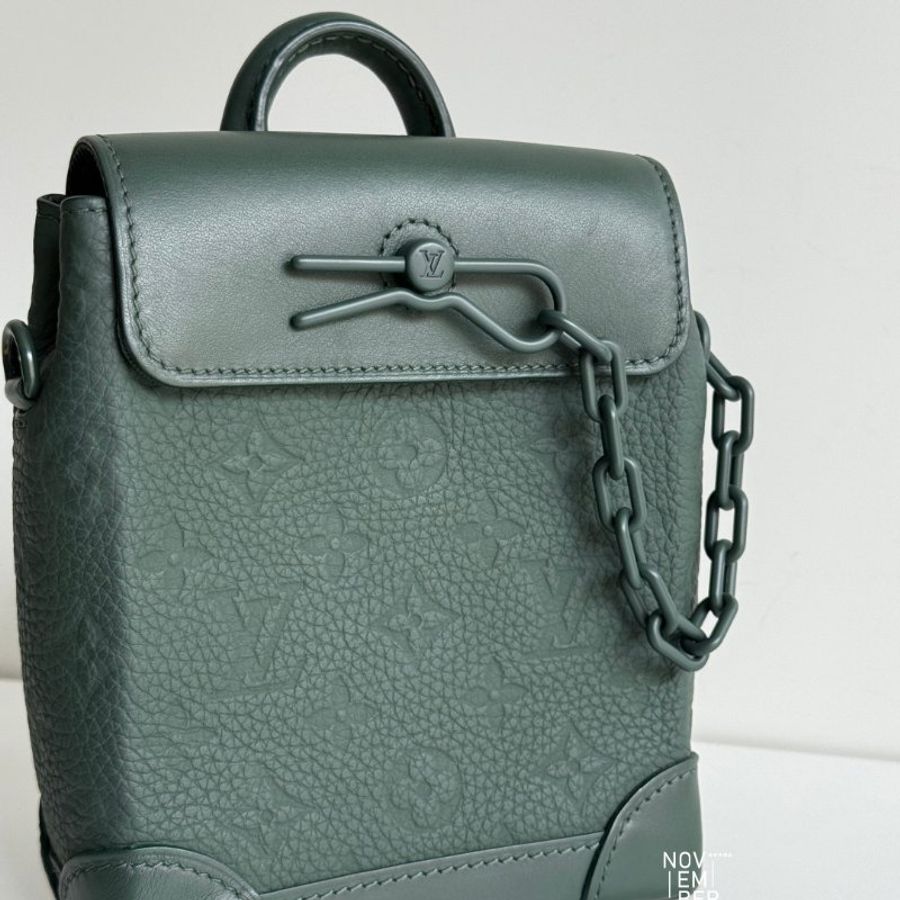 99新🆕 Louis Vuitton LV 路易威登 Nano Steamer 墨綠色-3