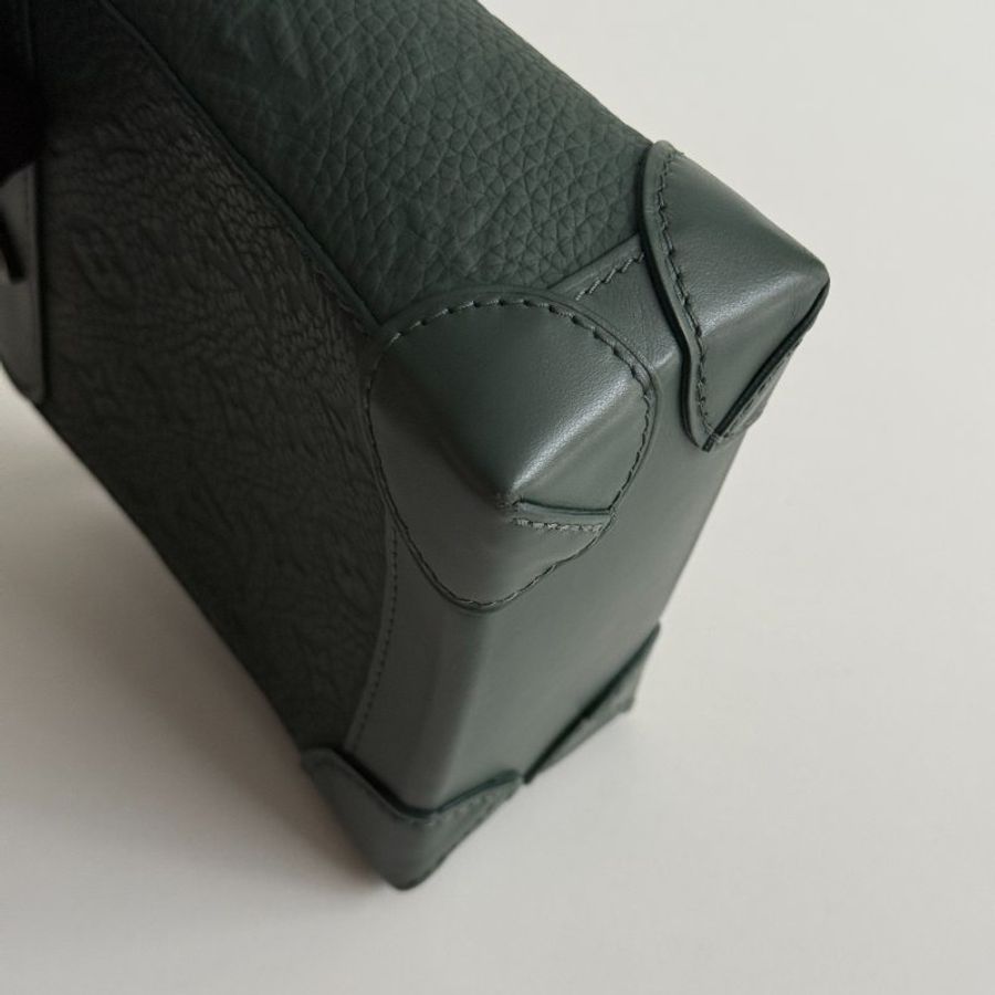 99新🆕 Louis Vuitton LV 路易威登 Nano Steamer 墨綠色-8