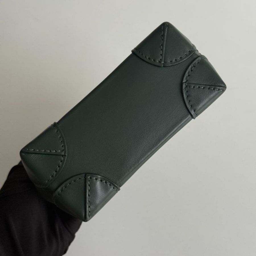 99新🆕 Louis Vuitton LV 路易威登 Nano Steamer 墨綠色-11