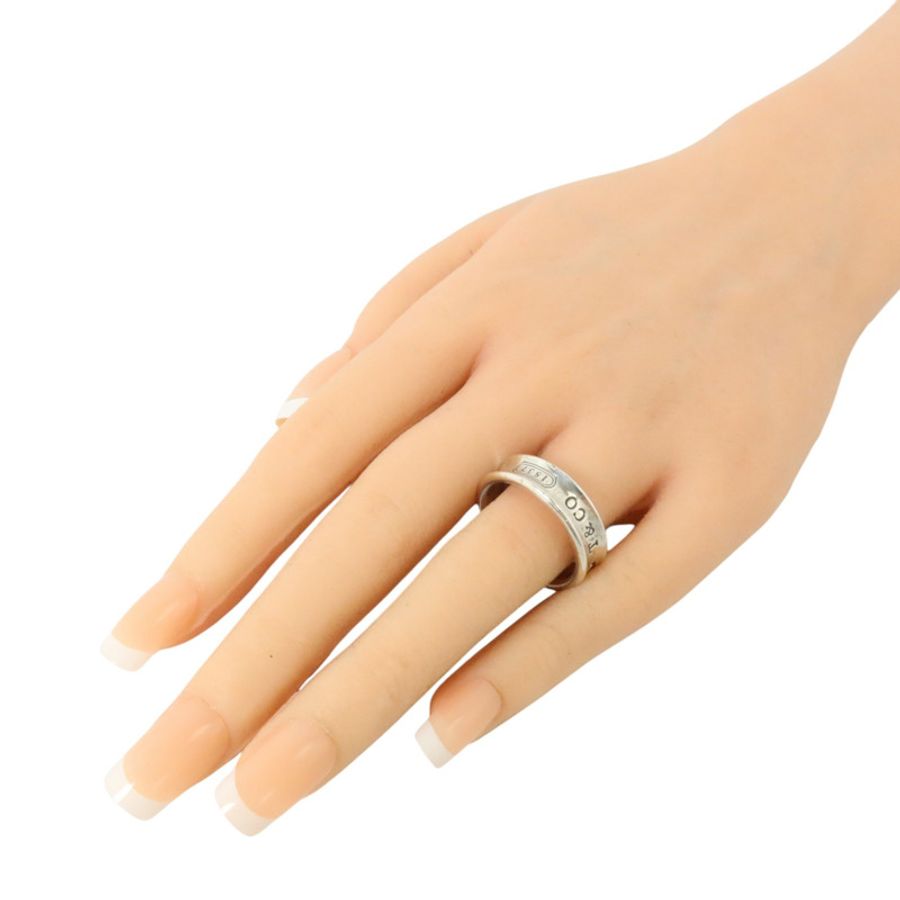 TIFFANY＆CO 925純銀1837 Ring戒指US#9.5-5