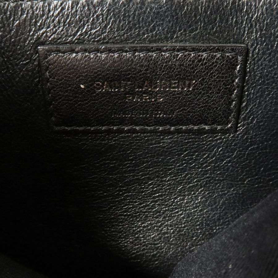SAINT LAURENT 牛皮皮革Niki Baby銀扣鏈帶肩背袋-5