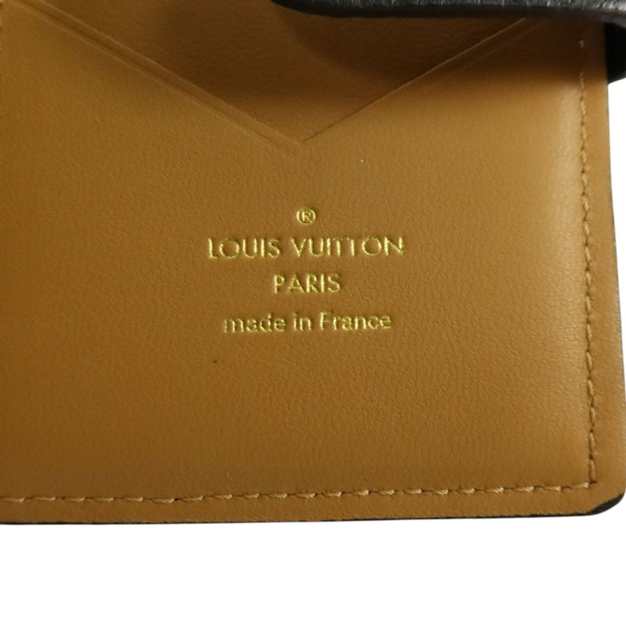 LOUIS VUITTON Taurillon Capuines Wallet金扣錢包-7