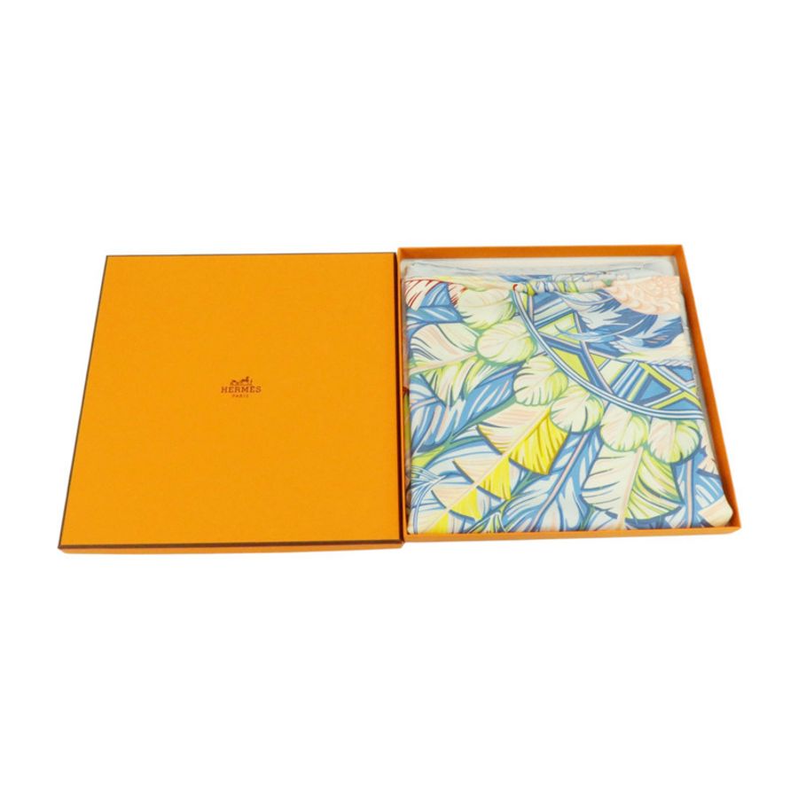 HERMES 絲質Scarf 90x90cm絲巾-9