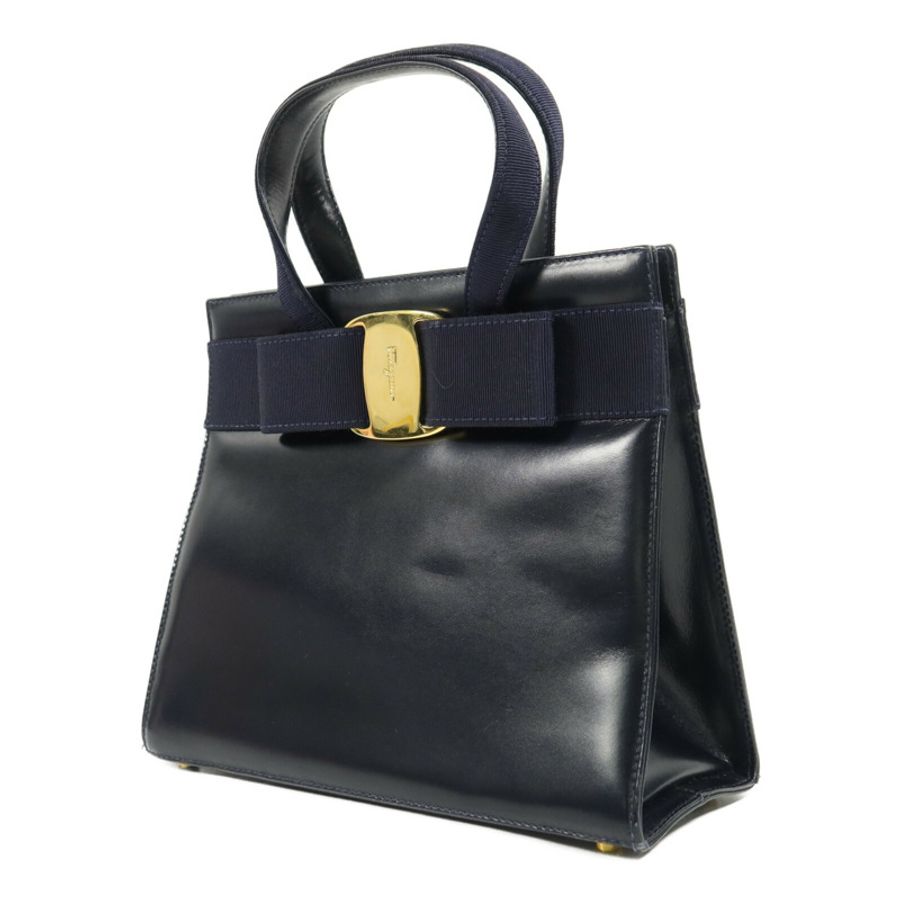 Salvatore Ferragamo 牛皮皮革Vara Ribbon手挽肩背兩用袋-2